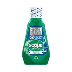 Crest Scope Classic Mouthwash 1.2 oz. Original Mint Flavor (1045080_CS)