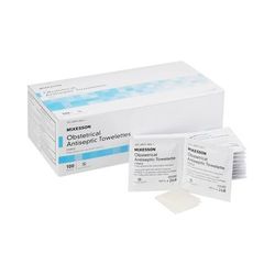 McKesson Obstetrical Cleansing Towelette Individual Packet Clean Scent 100 Count (854452_CS)