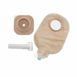 New Image Urostomy Pouch Two-Piece System 9 Inch Length Flat, Trim to Fit Drainable (519939_EA)