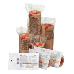 3M Coban Cohesive Bandage 1 Inch X 5 Yard Self-Adherent Closure Tan NonSterile Standard Compression (1211280_PK)
