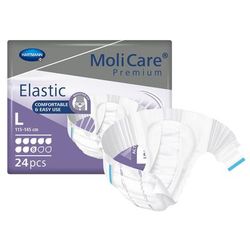 MoliCare Premium Elastic 8D Unisex Adult Incontinence Brief Large Disposable Heavy Absorbency (1174292_BG)