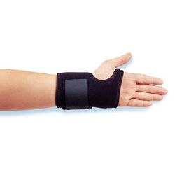 Gel Wrist Wrap Wrist Brace Mineral Oil / Neoprene / OK Cloth Left Hand Black One Size Fits Most (670895_EA)