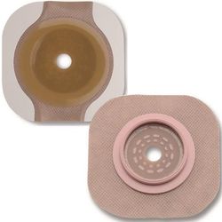 New Image Flextend Ostomy Barrier Trim to Fit, Standard Wear Adhesive Tape 44 mm Flange Green Code System Hydrocolloid Up to 1-1/4 Inch Opening (47463