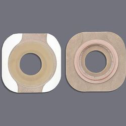 New Image FlexWear Ostomy Barrier Precut, Standard Wear Adhesive Tape 44 mm Flange Green Code System Hydrocolloid 5/8 Inch Opening (505925_BX)