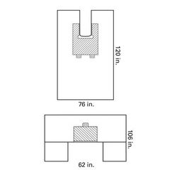 Chest U-BAR* General Purpose Drape Pack Chest U-BAR* (779165_CS)
