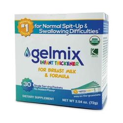 Gelmix Infant Formula and Breast Milk Thickener 2.4 Gram Individual Packet Unflavored Powder IDDSI Level 1 Slightly Thick (1148667_CS)