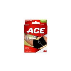 3M Ace Elbow Support One Size Fits Most Pull-On Sleeve Left or Right Elbow Black (1084226_EA)