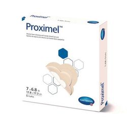 Proximel Foam Dressing 6-4/5 X 7 Inch With Border Waterproof Film Backing Silicone Adhesive Sacral Sterile (1242035_EA)