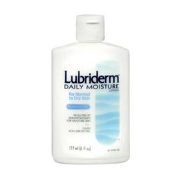 Lubriderm Hand and Body Moisturizer 6 oz. Bottle Unscented Lotion CHG Compatible (695070_CS)