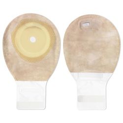 Premier Ostomy Pouch One-Piece System 7 Inch Length, Mini Flat, Trim to Fit 2-1/8 Inch Stoma Drainable (569982_BX)