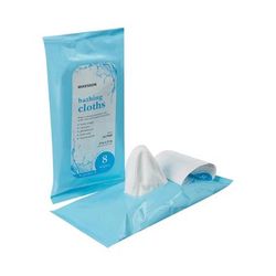 McKesson Rinse-Free Bath Wipe Soft Pack Scented 8 Count (1121227_CS)