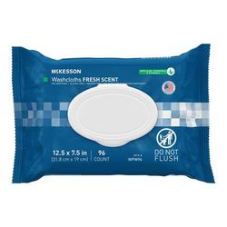 McKesson Personal Cleansing Wipe Soft Pack Scented 96 Count (1246810_PK)