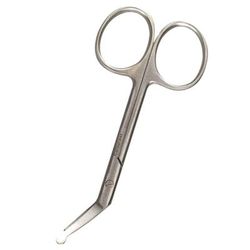 Coloplast Ostomy Scissors 4 Inch Length Finger Ring Handle Curved Blunt Tip / Blunt Tip (979131_BX)