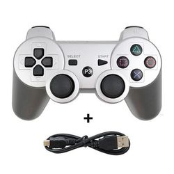 Bluetooth Wireless Gamepad Shell, EVA Hard Controller Case For PS3, PS5, Switch Pro, Xbox Series & One silver
