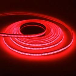 USB Powered COB LED Strip Light For TV Backlight And Room Decor red 8mm 2m