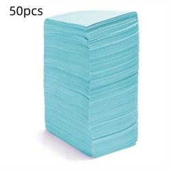 Disposable Waterproof Tattoo Table Covers, Non Woven Clean Pad For Salon, Dental, Eyelash, Tattoo Accessories blue