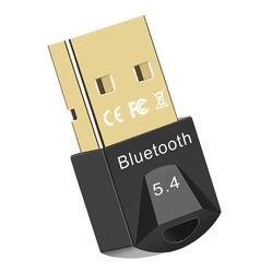 Bluetooth 5.4 USB Adapter For PC Wireless Dongle Receiver For Keyboard, Mouse, Speaker, And Audio Streaming 5.4