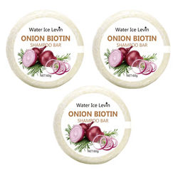 HydraRoots Onion And Biotin Shampoo Bar With Rosemary Extract c(60g)3pcs