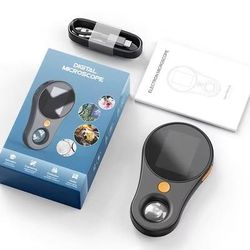 2.0 Inch 500X Digital Microscope With 1080P Video And LED Illumination black