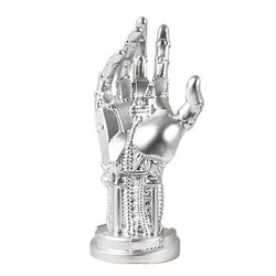 3D Cyberpunk Style Series Machine Game Controller Stand, Creative Mechanical Handle Desktop Decor For Gamers Home Decor silver Handle