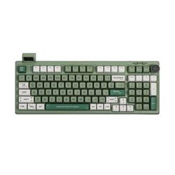 Wireless Mechanical Keyboard With Display And Gasket Mount gat Pro Yellow green