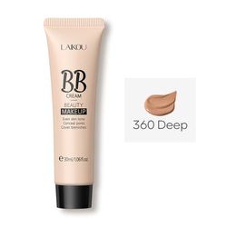 Natural Facial Concealer Primer, BB Cream For Flawless Coverage, Moisturizing Color Correcting Cream, Lightweight Finish deep