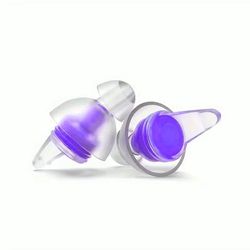 High Fidelity Ear Plugs For Concerts With Noise Reduction And Carrying Case purple
