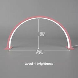 LED Nail Lamp And USB Work Light For Office Beauty Embroidery And Fill Lighting pink