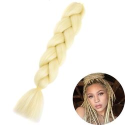 Jumbo Braid Hair Extensions, Ombre Kanekalon Synthetic Yaki Braids For Women, DIY Braiding Hair In Multiple Colors zitong 613 24inches