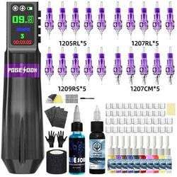 Wireless Tattoo Pen Kit For Permanent Makeup And Professional Tattooing bt05