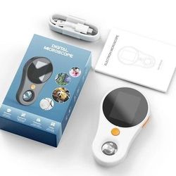 500X Digital Microscope With Light For Electronics, Coins, Jewelry, And Watch Repair white