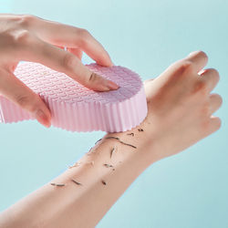 Dead Skin Removal Bathing Sponge Premium Exfoliator | Perfect Skincare Gift Pink