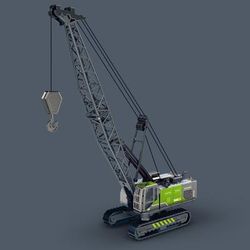 Heavy Duty Construction Toy Vehicles, Bulldozer, Truck, Excavator & Crane SetEducational Engineering Toys For Children crane