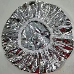 Portable Hair Salon Self Heating Cap, Tin Foil Steam Hair Mask For Deep Conditioning & Oil Baking Treatment white