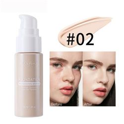 Lightweight Liquid Foundation With Full Coverage, Oil Control, Waterproof & Sweat Resistant Concealer 02