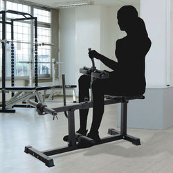 Soozier Seated Calf Raise Machine, Heavy Duty Home Gym Strength Training Equipment For Lower Leg Muscle Exercise Soozier Seated Calf Raise Machine, Heavy Duty Home Gym Strength Training Equipment For Lower Leg Muscle Exercise