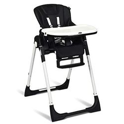 Foldable High Chair With Multiple Adjustable Backrests, Space Saving & Safe For Babies Foldable High Chair With Multiple Adjustable Backrests, Space Saving & Safe For Babies