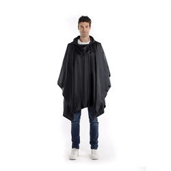 StormShield 3 in 1 Military Rain Poncho Waterproof Tent, Raincoat & Tarp In One black
