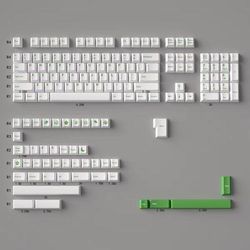 GMK Minimalist Red 140 Key Keycap Set Cherry Profile Japanese PBT Dye Sub Keycaps For MX Mechanical Keyboards green 148keys