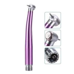 Colorful Dental High Speed Handpiece With Push Button And Air Turbine Spray purple 2 Holes