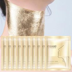 Gold Firming Neck Mask, Moisturizing, Nourishing, Brightening & Hydrating Neck Skincare Masks For Beauty & Skin Care Gold Firming Neck Mask, Moisturizing, Nourishing, Brightening & Hydrating Neck Skincare Masks For Beauty & Skin Care