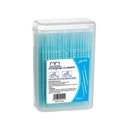 Toothpick Brush Boxed Disposable Plastic Interdental Picks Dental Floss Household Teeth Cleaning Tooth Brushes blue
