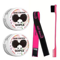 Mini Small Hair Gel Edge Control For 4C Curls & Tames Broken Hair Fix Bang Pomade & Styling Cream peach edge Gel 4pcs