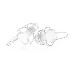 High Fidelity Ear Plugs For Concerts With Noise Reduction And Carrying Case white 2