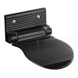 Foldable Shower Foot Rest Bathroom Shaving Aid Leg Stool Grip Holder For Razor black