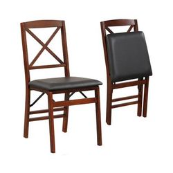 Folding Dining Chairs Set With High Capacity, Solid Wood, Padded Seat, Space Saving Design For Kitchen & Small Spaces Folding Dining Chairs Set With High Capacity, Solid Wood, Padded Seat, Space Saving Design For Kitchen & Small Spaces
