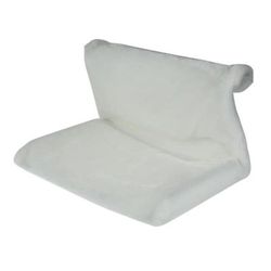 Cat Radiator Bed With Metal Iron Frame, Warm Fleece Hammock For Cats white