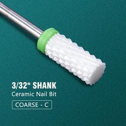 Electric Manicure Drill Bit Set By Dmoley, Ceramic Nail Burr Cutter For Acrylic Nails, Pedicure Tools, And Gel Polish 4