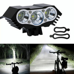 Powerful LED Bicycle Headlight, USB Rechargeable Bike Lamp For Night Riding Powerful LED Bicycle Headlight, USB Rechargeable Bike Lamp For Night Riding