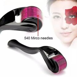 540 Titanium Microneedle Derma Roller For Hair & Beard Regrowth Anti Hair Loss, Skin Rejuvenation & Collagen Booster 540 Titanium Microneedle Derma Roller For Hair & Beard Regrowth Anti Hair Loss, Skin Rejuvenation & Collagen Booster